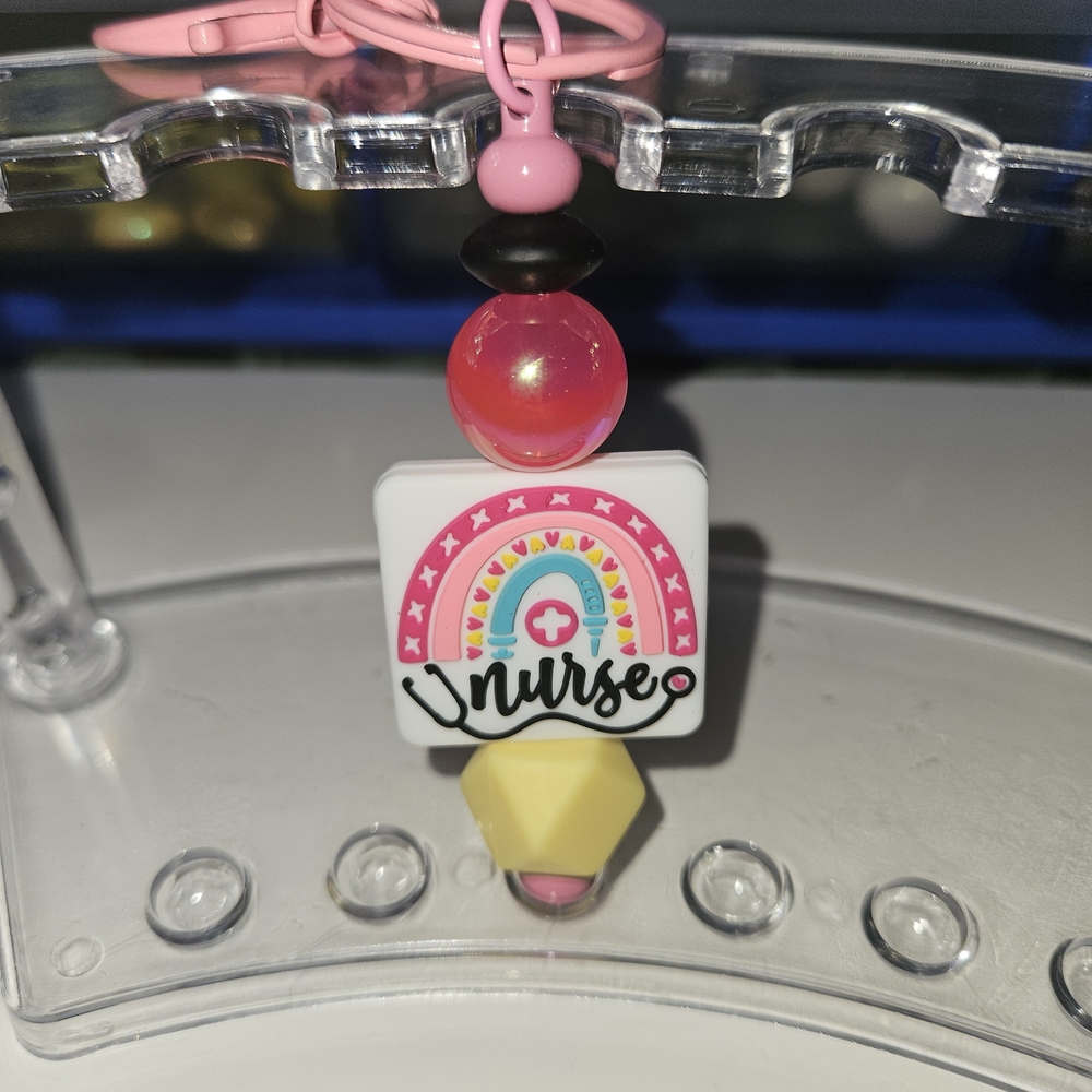 Colorful Nurse Keychain Accessory